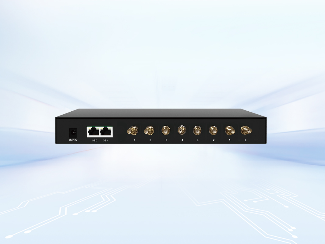 8 Ports GSM-LTE VoIP Gateway